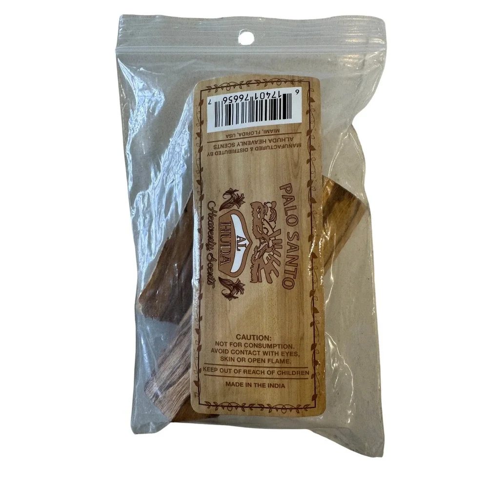 Al Huda Heavenly Scents White Sage Smudge Sticks and Palo Santo Wood Incense Set